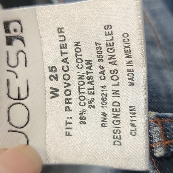 Joe's Jeans, Provocateur Low Rise Bootcut, Size 25, Hale Color, Excellent Cond. - Picture 10 of 14